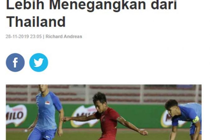 Báo Indonesia mạnh miệng tin U22 Việt Nam không muốn đá với U22 Indonesia