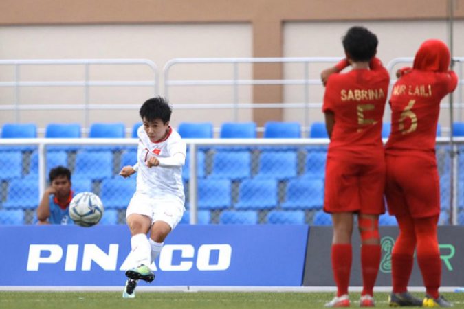 Video highlight trận Nữ Việt Nam – Nữ Indonesia: Tưng bừng 6 bàn, bán kết thẳng tiến