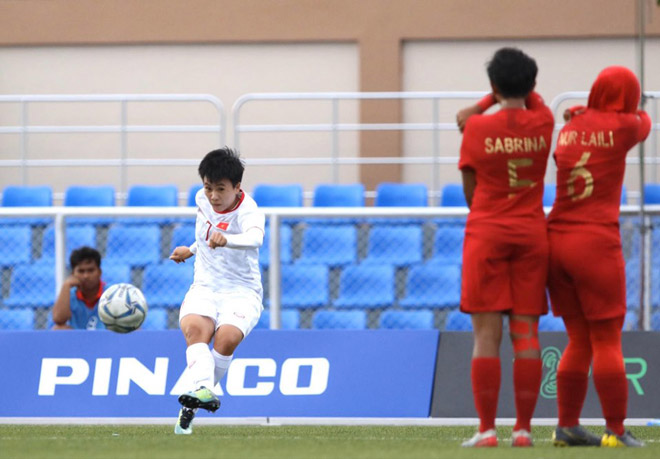 Video highlight trận Nữ Việt Nam – Nữ Indonesia: Tưng bừng 6 bàn, bán kết thẳng tiến