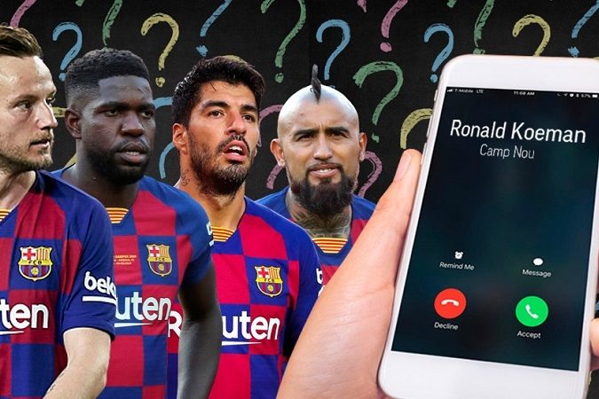 HLV Koeman gọi điện thoại ‘đuổi’ Luis Suarez, Vidal khỏi Barca